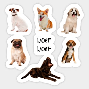 DOG 3 Sticker